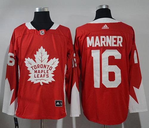 Adidas Maple Leafs #16 Mitchell Marner Red Team Canada Authentic Stitched NHL Jersey - Click Image to Close